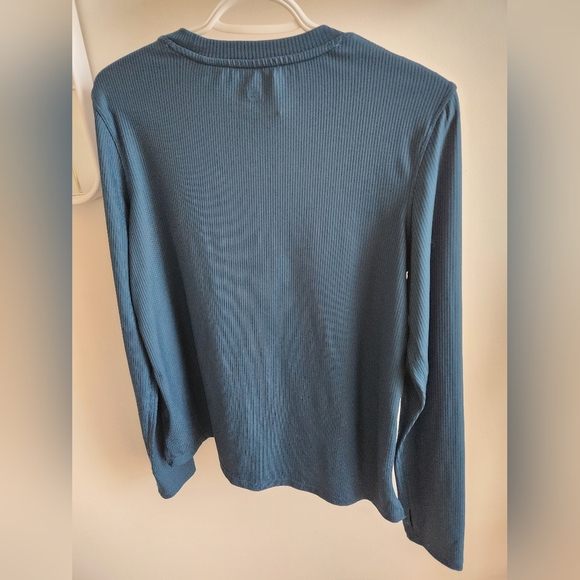 2/$30 NWT Ribbed Dark Teal Long sleeve - Picture 3 of 5